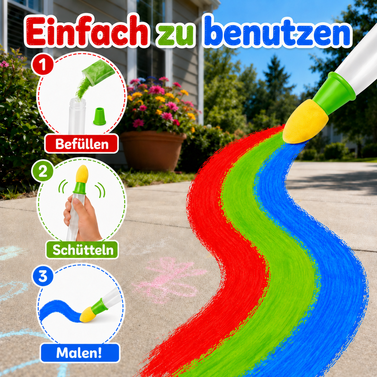 ColorBrush™ - Kreidemalerpinsel